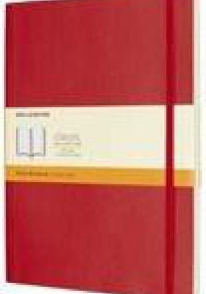 Notebook Xl Ruled Scarlet Red Soft fronte