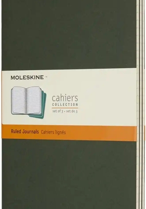 Cahier Jnls Large Ruled Myrtlimited Edition Grn fronte