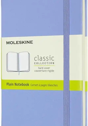 Notebook Pocket Pla Hard Hydrangea Blue fronte