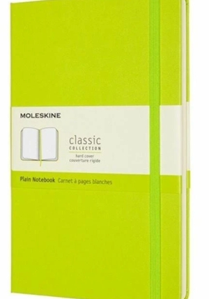 Notebook Large Pla Hard Lemon Green fronte