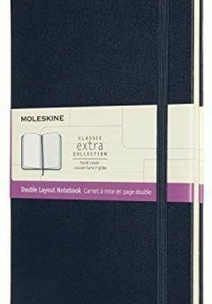 Notebook Large Rul-pla Sapphire Blue Hard fronte