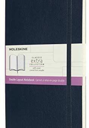 Notebook Large Rul-pla Sapphire Blue Soft fronte