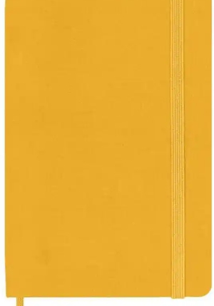 Notebook Pocket Ruled Orange Ylw Hard Silk fronte