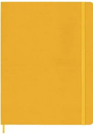 Notebook Xl Ruled Orange Ylw Hard Silk fronte