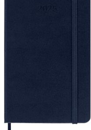 12m Weekly Notebook Pocket Sapphire Blue Hard fronte