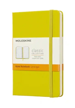 Moleskine Classic Notebook Pocket Ruled Hard Cover Dandelion Yellow fronte