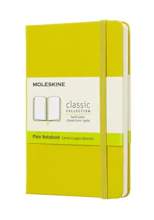 Moleskine Classic Notebook Pocket Plain Hard Cover Dandelion Yellow fronte