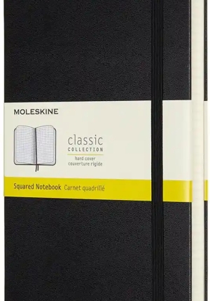 Notebook Expanded Large Squ Black Hard fronte