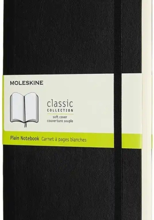 Notebook Expanded Large Pla Black Soft fronte