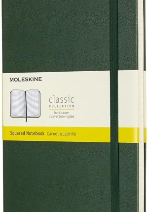 Notebook Large Squ Myrtlimited Edition Green Hard fronte