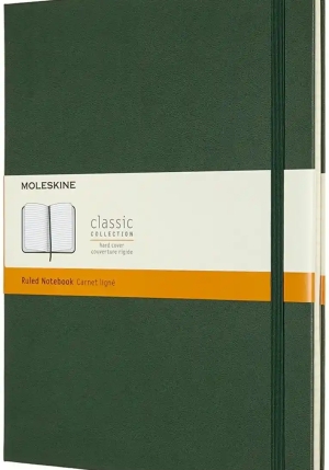 Noteb Xl Rul Myrtle Green Hard fronte