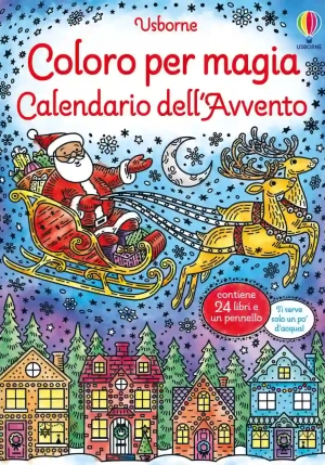 Calendario Dell'avvento. Coloro Per Magia fronte