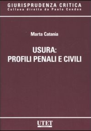 Usura - Profili Penali E Civil fronte