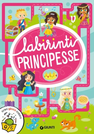 Principesse. Labirinti. Ediz. A Colori fronte