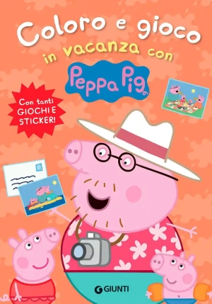 Coloro E Gioco In Vacanza Con Peppa Pig. Con Adesivi. Ediz. A Colori fronte