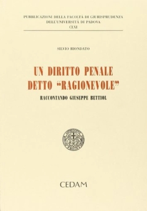 Un Diritto Penale Detto Ragionevole fronte