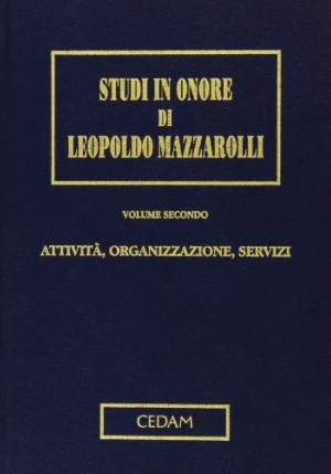 Studi Onore Mazzarolli Vol. Ii fronte