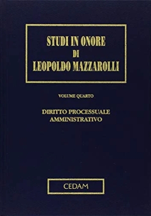 Studi Onore Mazzarolli Vol. Iv fronte