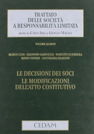 Trattato Delle Societa' Vol.4 fronte