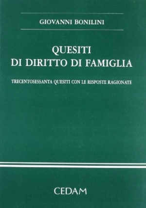 Quesiti Diritto Famiglia fronte