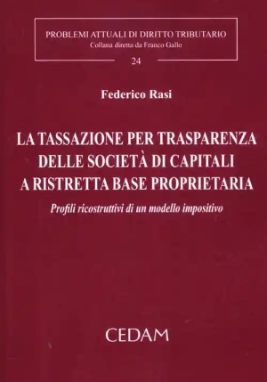 Tassazione Per Trasparenza Del fronte