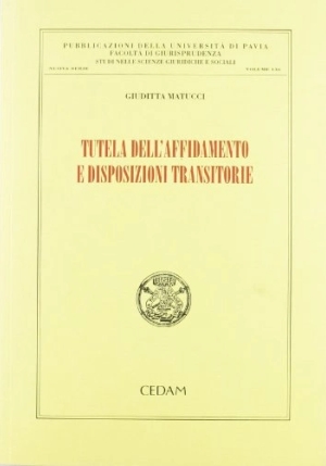 Tutela Dell'affidamento E Disp fronte