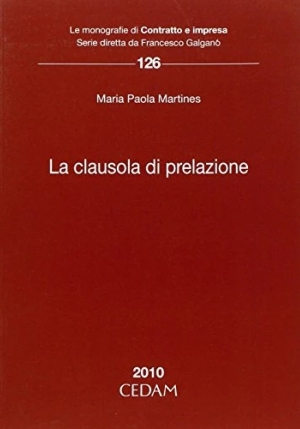 Clausola Di Prelazione fronte