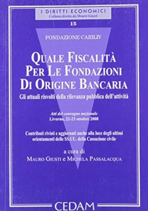 Fiscalita' Fondaz. Orig.bancar fronte