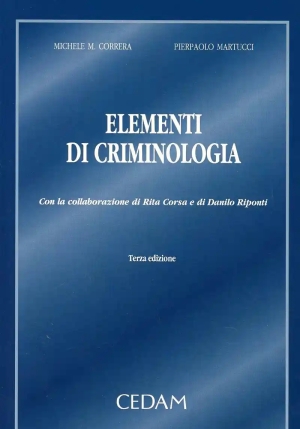 Elementi Di Criminologia fronte