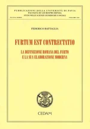 Furtum Es Contrectatio fronte