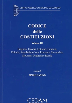 Codice Delle Costituzioni 3 fronte