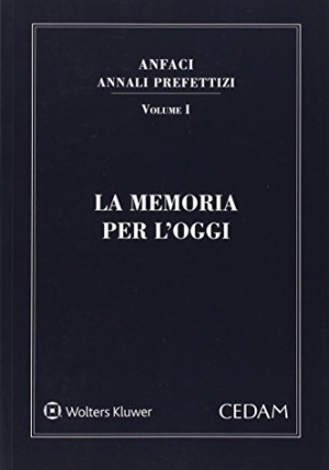 Memoria Per L'oggi Vol.1 fronte