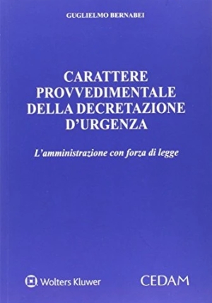 Carattere Provvedimentale fronte