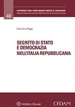 Segreto Di Stato E Democrazia fronte