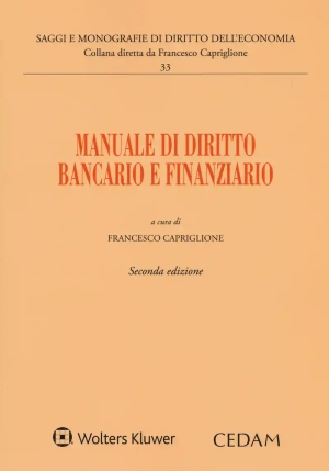 Manuale Di Diritto Bancario fronte