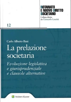 Prelazione Societaria fronte