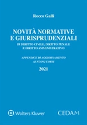 Novita' Normative Giurisprudenziali 2021 fronte