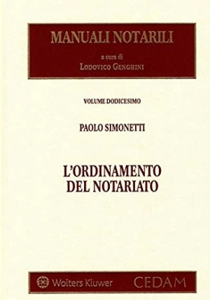 Ordinamento Del Notariato fronte