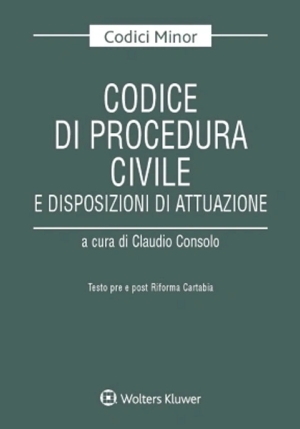 Codice Procedura Civile Disp.att.minor fronte