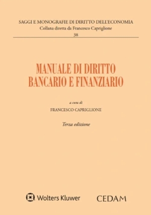 Manuale Diritto Bancario E Finanz.3ed. fronte