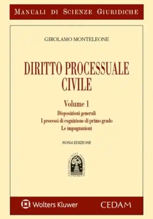 Diritto Processuale Civile Vol.1 9ed. fronte