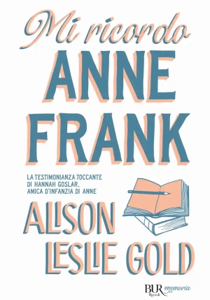 Mi Ricordo Anne Frank fronte