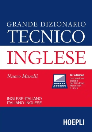 Grande Dizionario Tecnico Inglese. Inglese-italiano, Italiano-inglese. E fronte