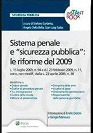 Sistema Penale E Sicurezza Pub fronte