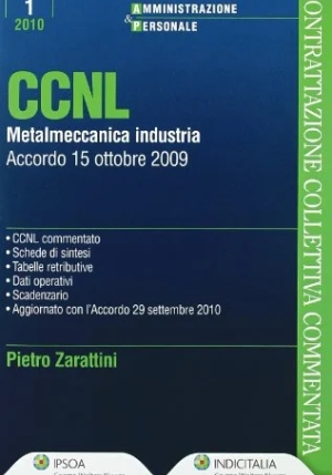 Ccnl Metalmeccanici fronte