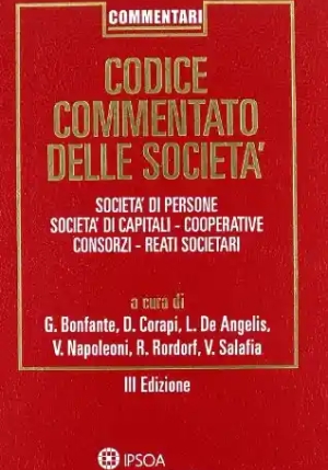 Codice Commentato Delle Societ fronte