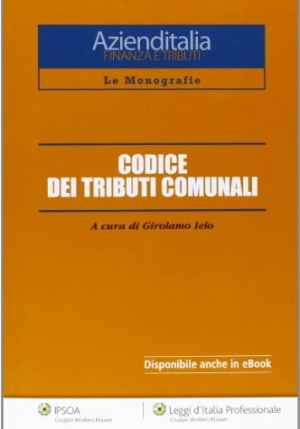 Codice Dei Tributi Comunali - fronte