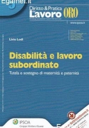 Disabilita' E Lavoro Subordina fronte