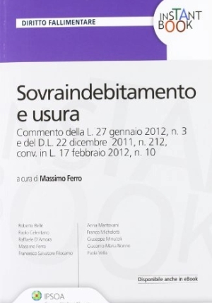 Sovraindebitamento E Usura fronte