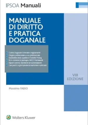 Manuale Dir.pratica Doganale 8ed. fronte